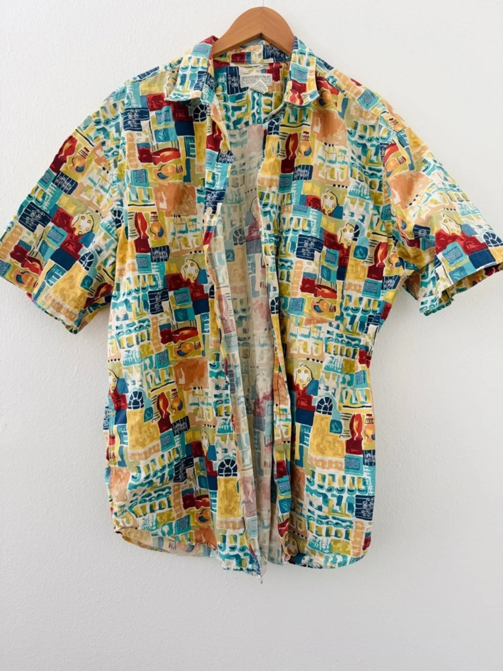 Banana Republic Vintage Safari & Travel Short Sleeve Button Down Shirt